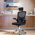 Kit 2 Cadeira De Escritório Giratória Preta Com Rodinhas Cor Preto